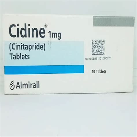 cidine|Cidine 1 Mg Comprimidos